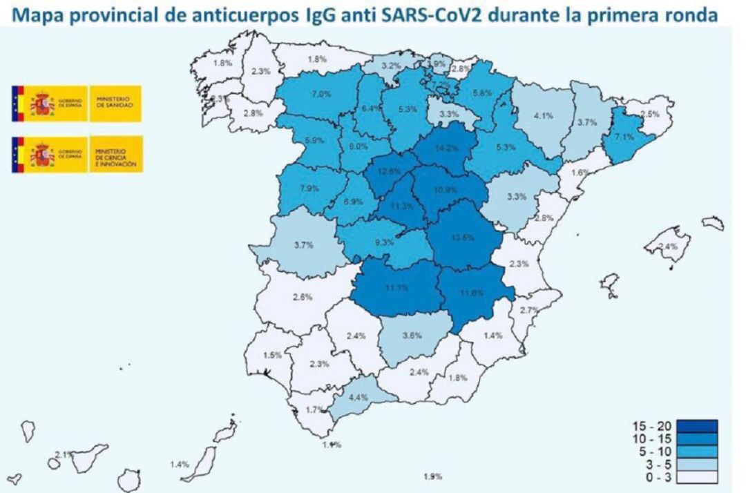 Mapa de Seroprevalencia Mapa de Seroprevalencia