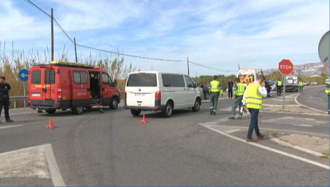 Curva la Plata que da acceso a Motril Curva la Plata que da acceso a Motril