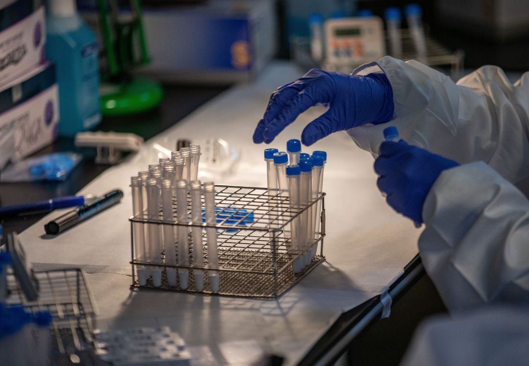 Profesionales sanitarios realizan test antígenos Profesionales sanitarios realizan test antígenos
