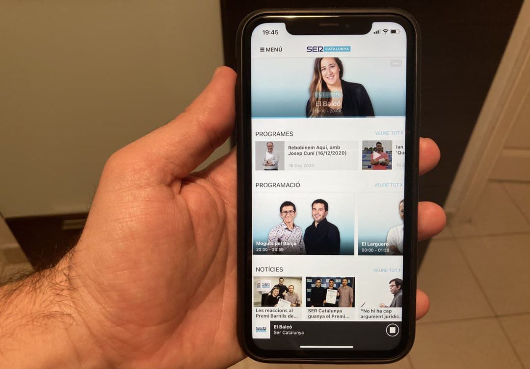 La nova versió de l'app de SER Cataluna La nova versió de l'app de SER Cataluna
