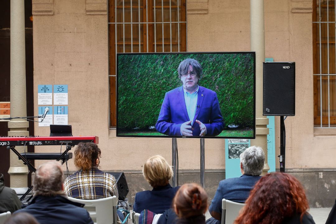 El expresidente de la Generalitat de Cataluña, Carles Puigdemont El expresidente de la Generalitat de Cataluña, Carles Puigdemont