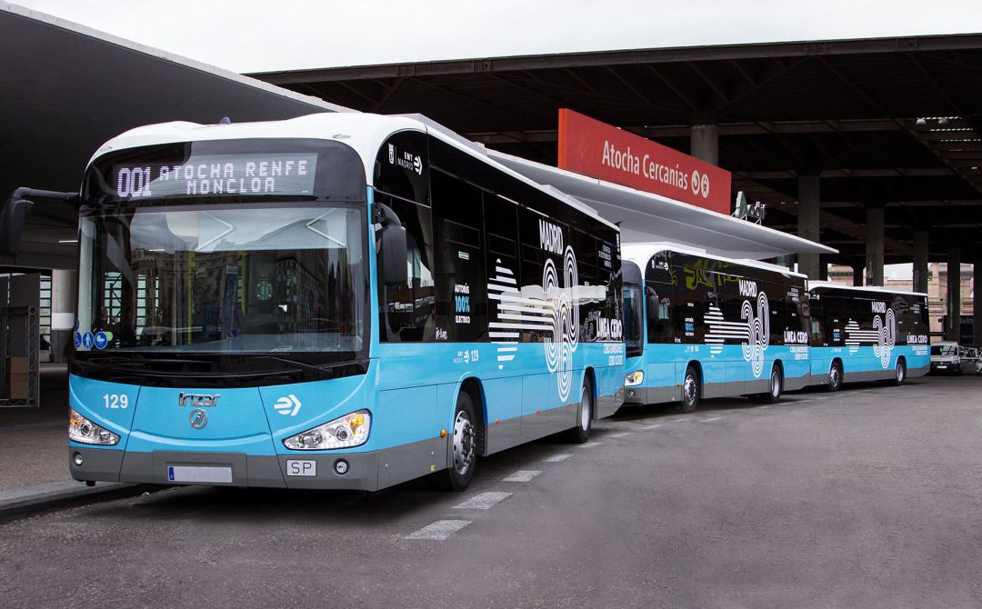 Autobuses de Irizar para la EMT de Madrid. Autobuses de Irizar para la EMT de Madrid.