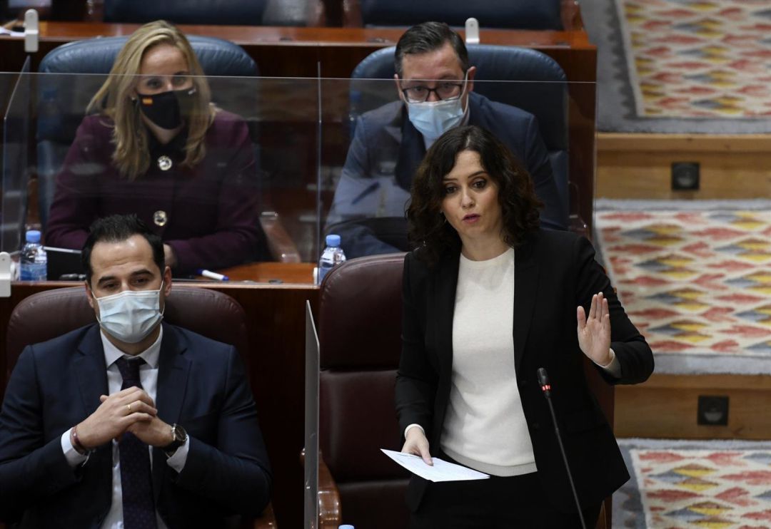 La presidenta de la Comunidad de Madrid, Isabel Díaz Aysuo.
La presidenta de la Comunidad de Madrid, Isabel Díaz Aysuo.