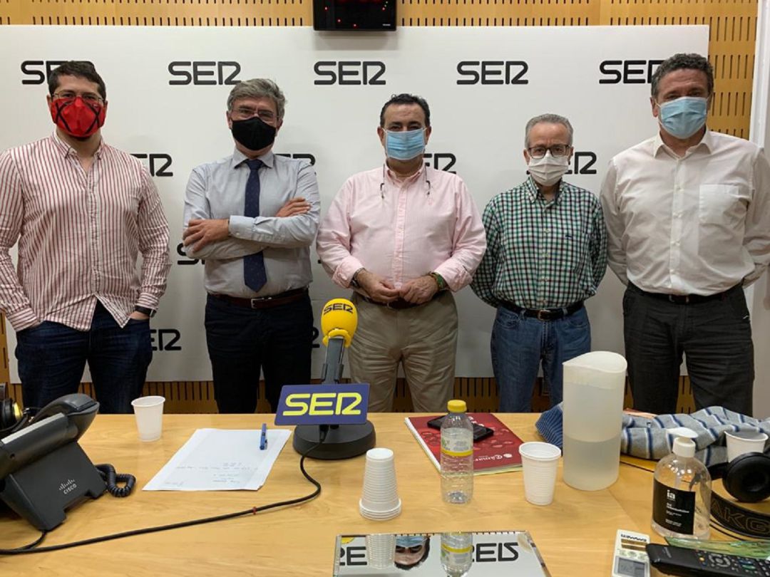 Jose Antonio Sánchez, Higinio Pérez, Domingo Camacho, Pedro García y Xavi Julià Jose Antonio Sánchez, Higinio Pérez, Domingo Camacho, Pedro García y Xavi Julià