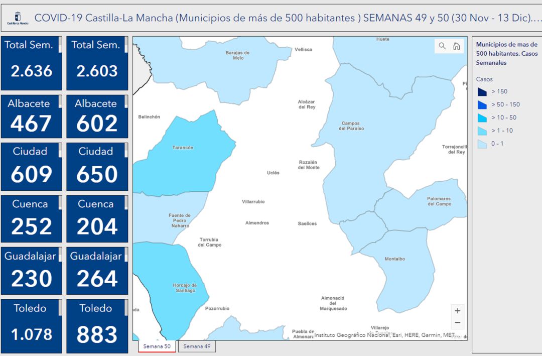 Datos por municipios Datos por municipios