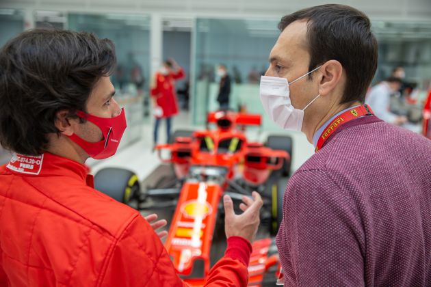 Carlos Sainz, recibido en Maranello Carlos Sainz, recibido en Maranello
