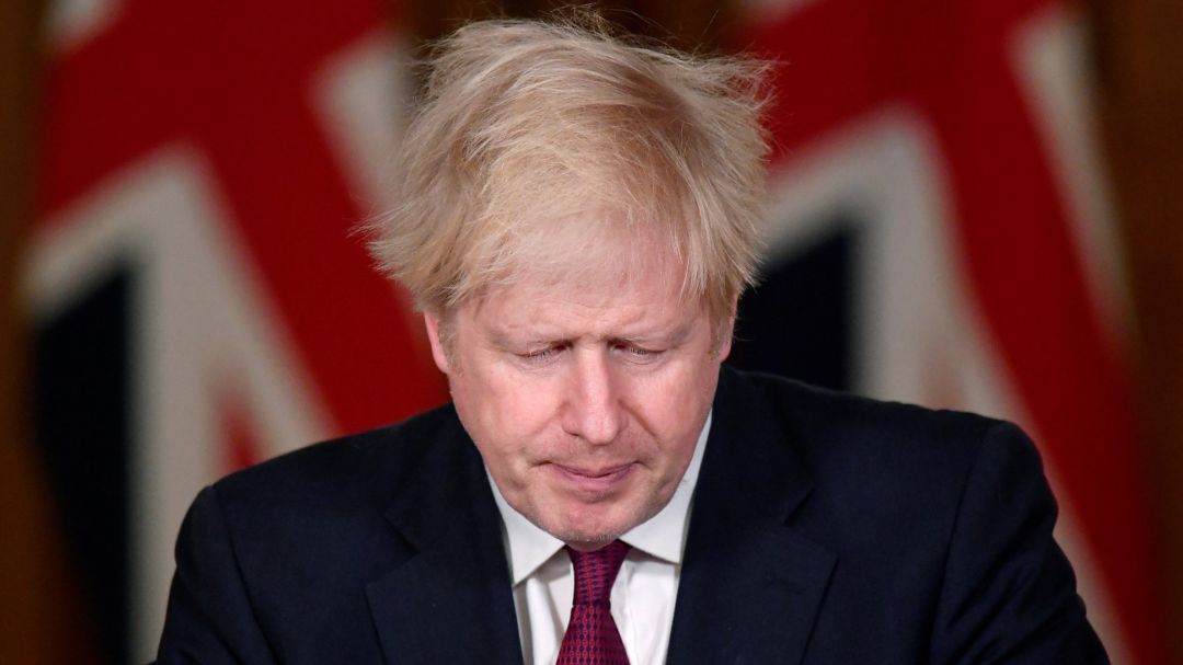 El primer ministro británico, Boris Johnson, anuncia las nuevas restricciones. El primer ministro británico, Boris Johnson, anuncia las nuevas restricciones.