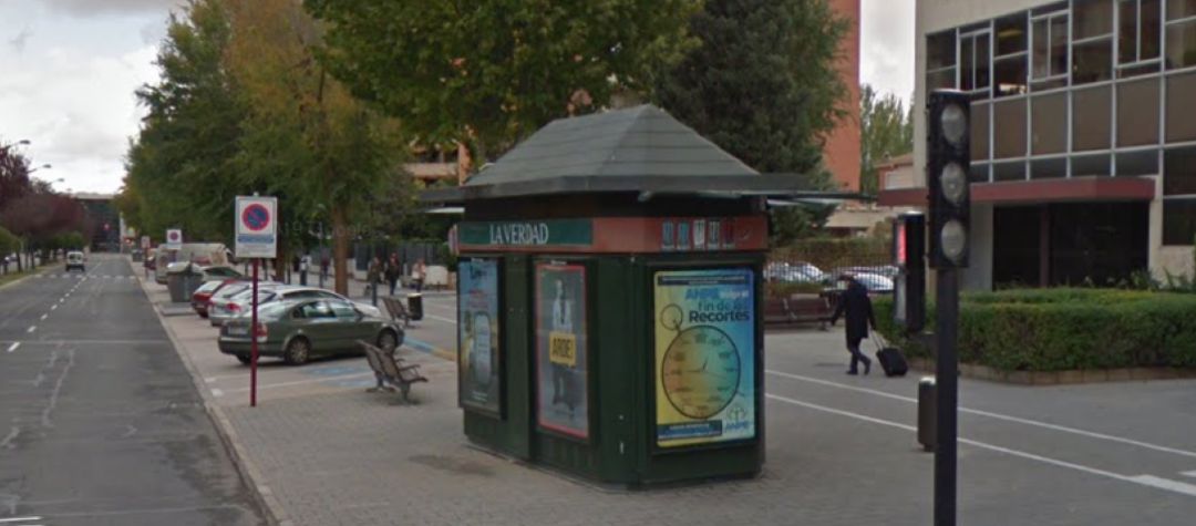 El quiosco de la Avenida de la Estación es uno de los que serán retirados El quiosco de la Avenida de la Estación es uno de los que serán retirados