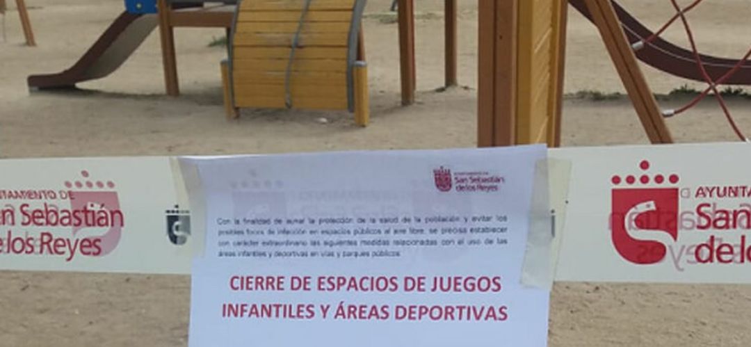 Parque infantil cerrado Parque infantil cerrado