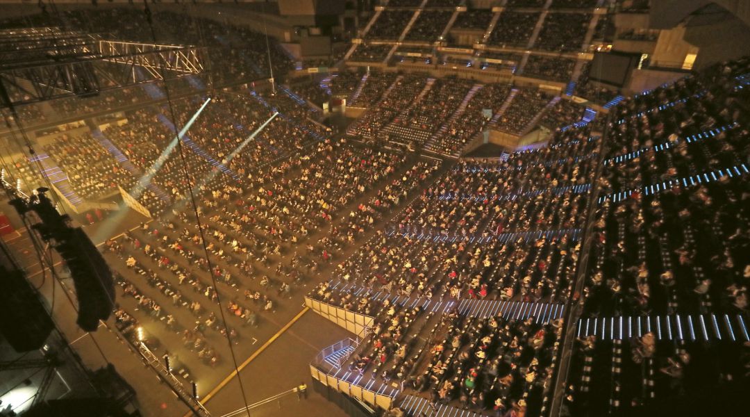 Al concierto asistieron algo más de 4.300 personas, según el recinto Al concierto asistieron algo más de 4.300 personas, según el recinto