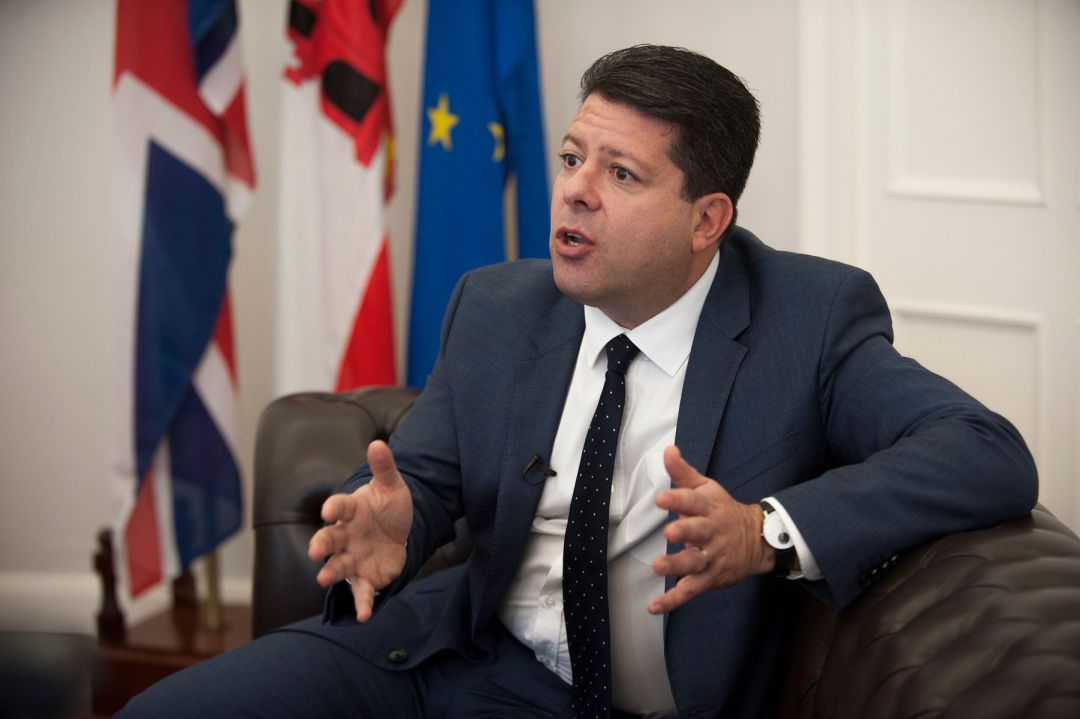 Fabian Picardo, ministro principal de Gibraltar, en una imagen de archivo. Fabian Picardo, ministro principal de Gibraltar, en una imagen de archivo.