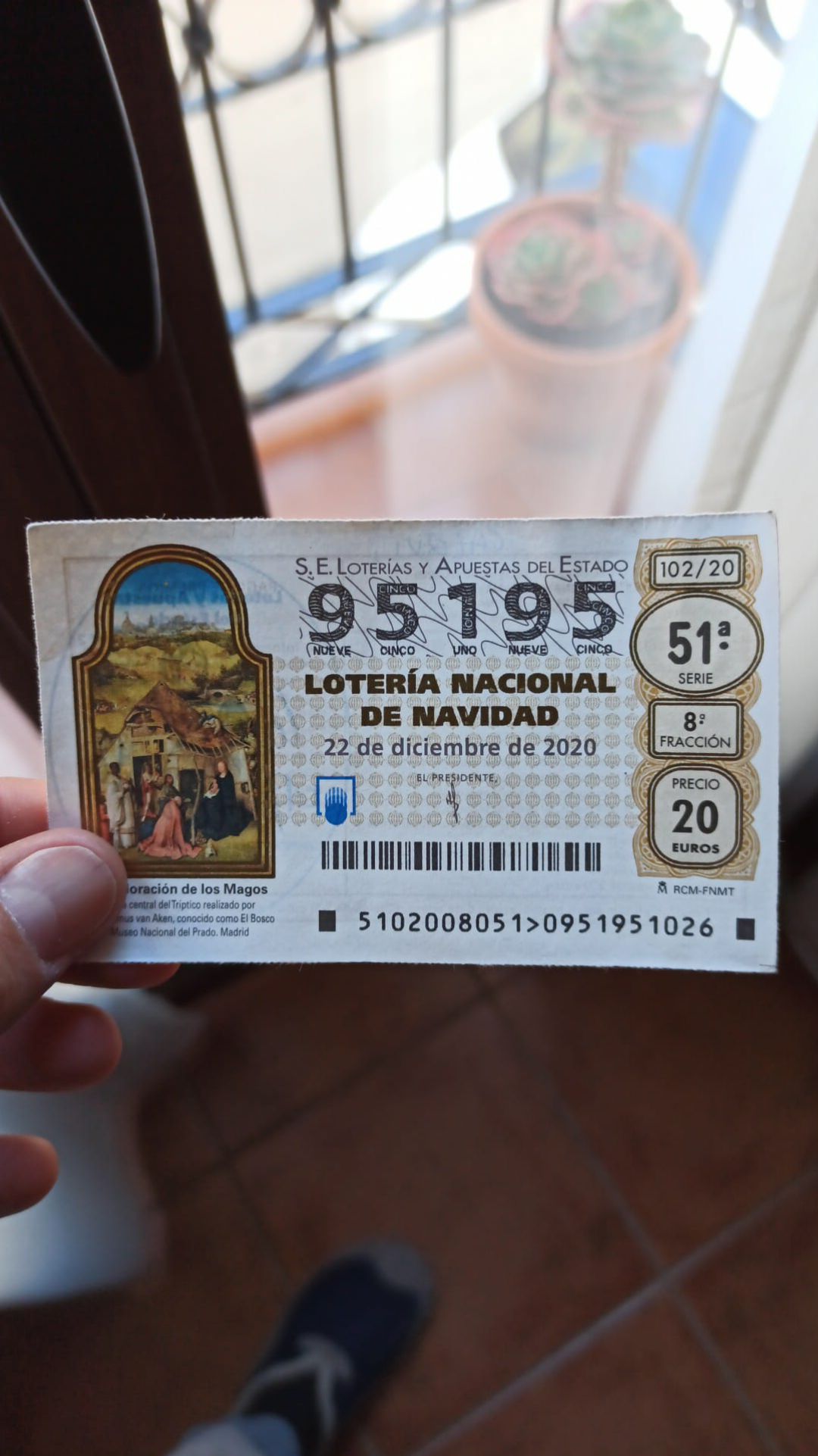 Décimo de lotería vendido por la cofradía rondeña, premiado cada uno con 100 euros Décimo de lotería vendido por la cofradía rondeña, premiado cada uno con 100 euros