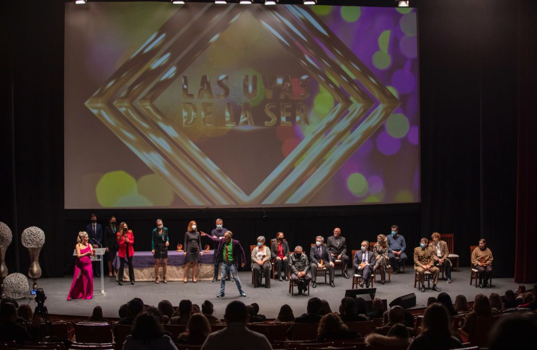 Acto de entrega de las 12 Uvas de la SER 2020. Palacio de Congresos de la Casa Colón (Huelva) Acto de entrega de las 12 Uvas de la SER 2020. Palacio de Congresos de la Casa Colón (Huelva)