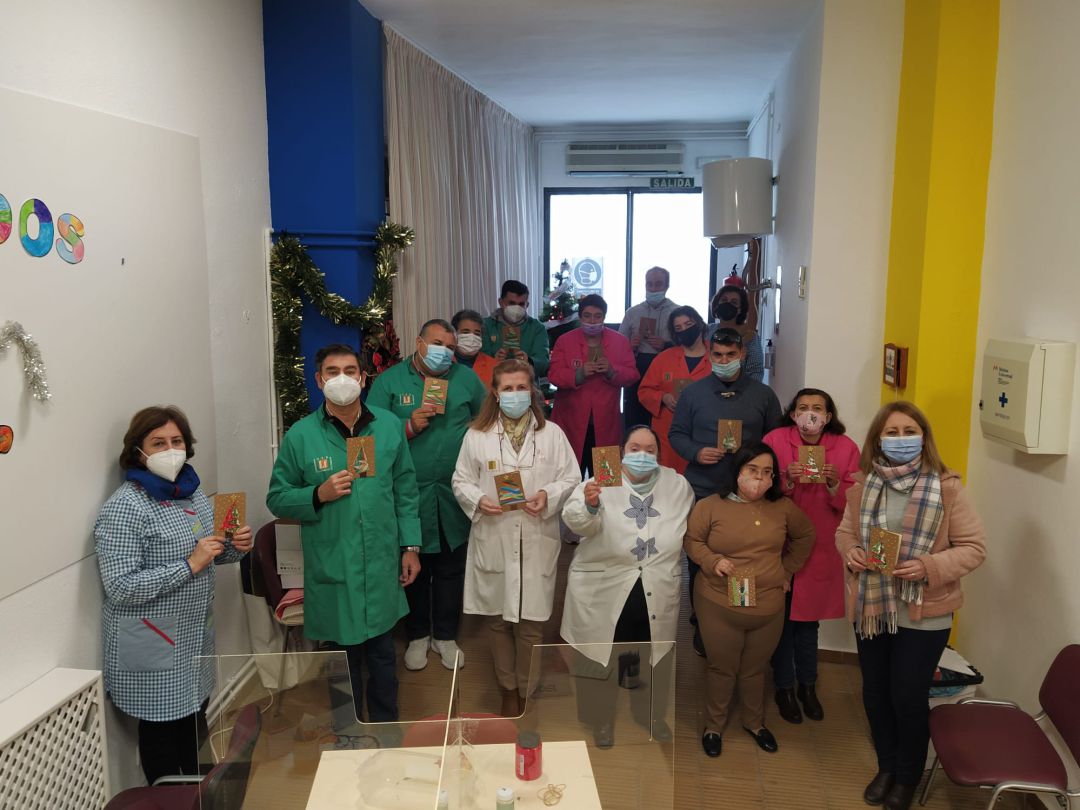 Tarjetas de felicitación navideña realizadas en el Centro de Dia ocupacional de Marmolejo. Tarjetas de felicitación navideña realizadas en el Centro de Dia ocupacional de Marmolejo.
