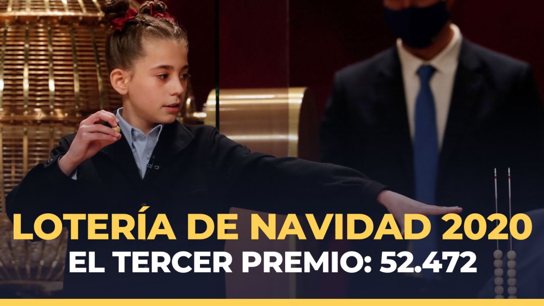 Judith García Benítez, una de las niñas de la residencia de San Ildefonso canta el tercer premio de la Lotería de Navidad Judith García Benítez, una de las niñas de la residencia de San Ildefonso canta el tercer premio de la Lotería de Navidad