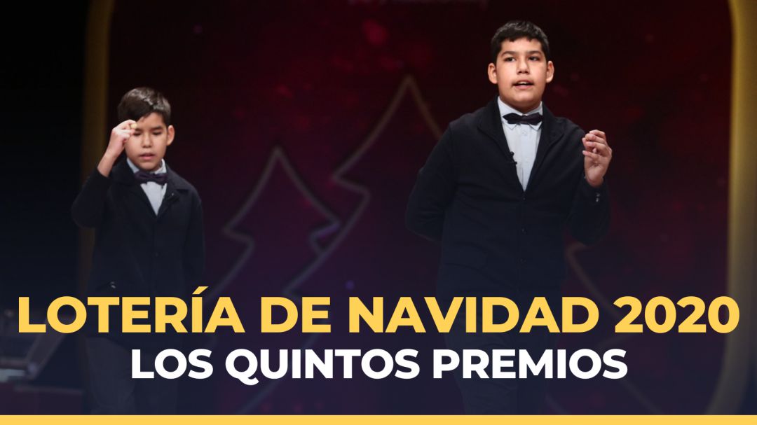 Quintos premios de la Lotería de Navidad Quintos premios de la Lotería de Navidad