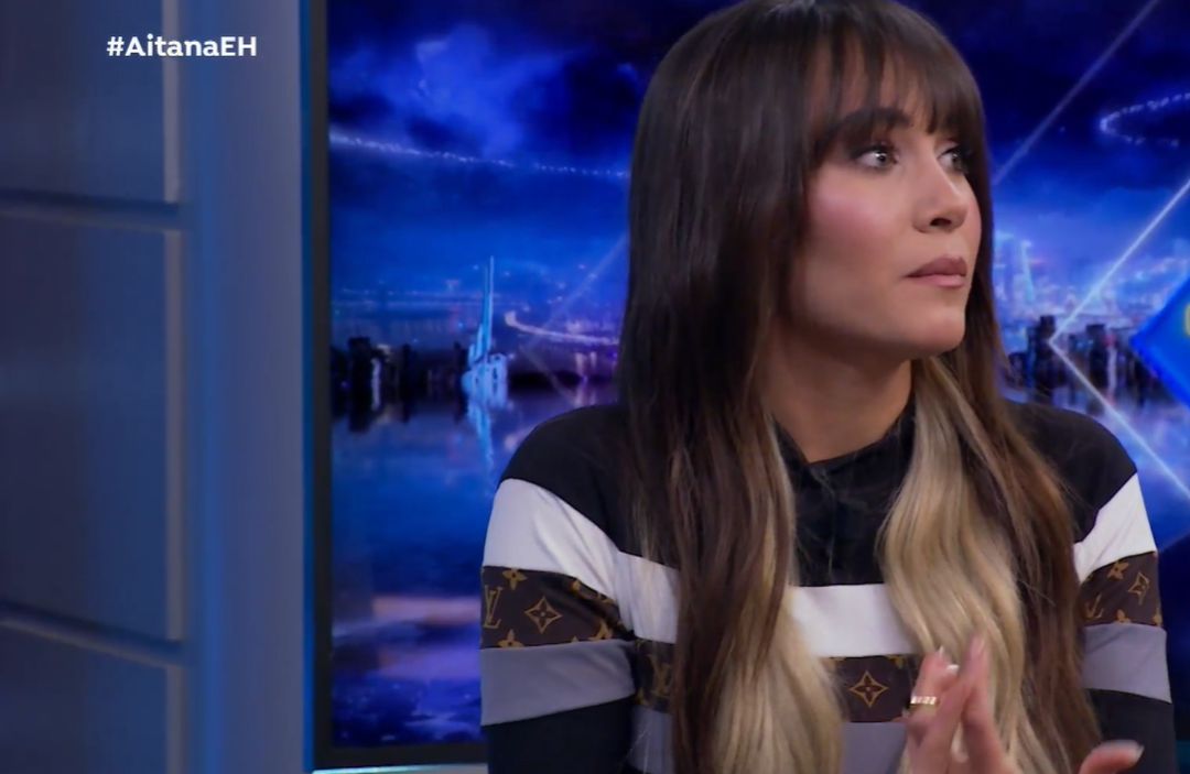 Aitana durante su visita a 'El Hormiguero'. Aitana durante su visita a 'El Hormiguero'.