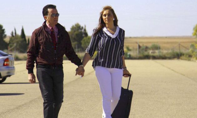 Ortega Cano durante un reingreso en la cárcel de Zuera acompañado de su pareja, Ana María Aldón Ortega Cano durante un reingreso en la cárcel de Zuera acompañado de su pareja, Ana María Aldón