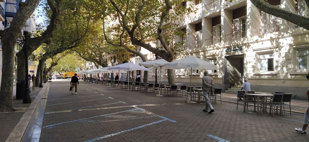 Imagen de la calle Marqués de Campo este mes de octubre. Imagen de la calle Marqués de Campo este mes de octubre.