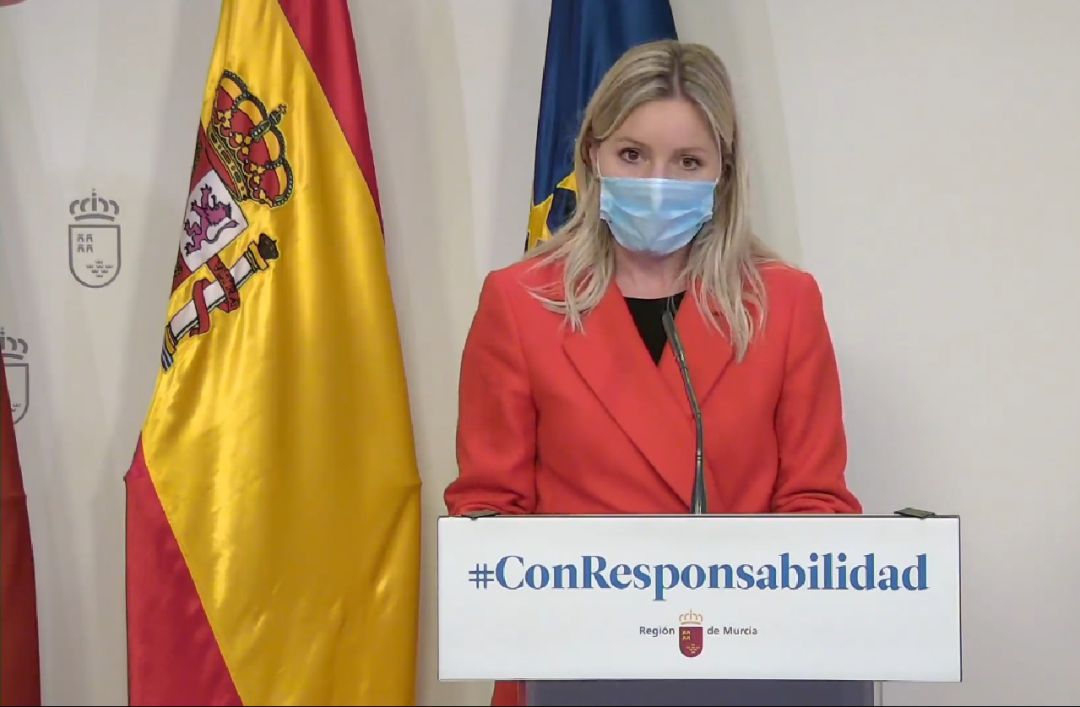 Ana Martinez vidal, portavoz del gobierno de la región de Murcia Ana Martinez vidal, portavoz del gobierno de la región de Murcia