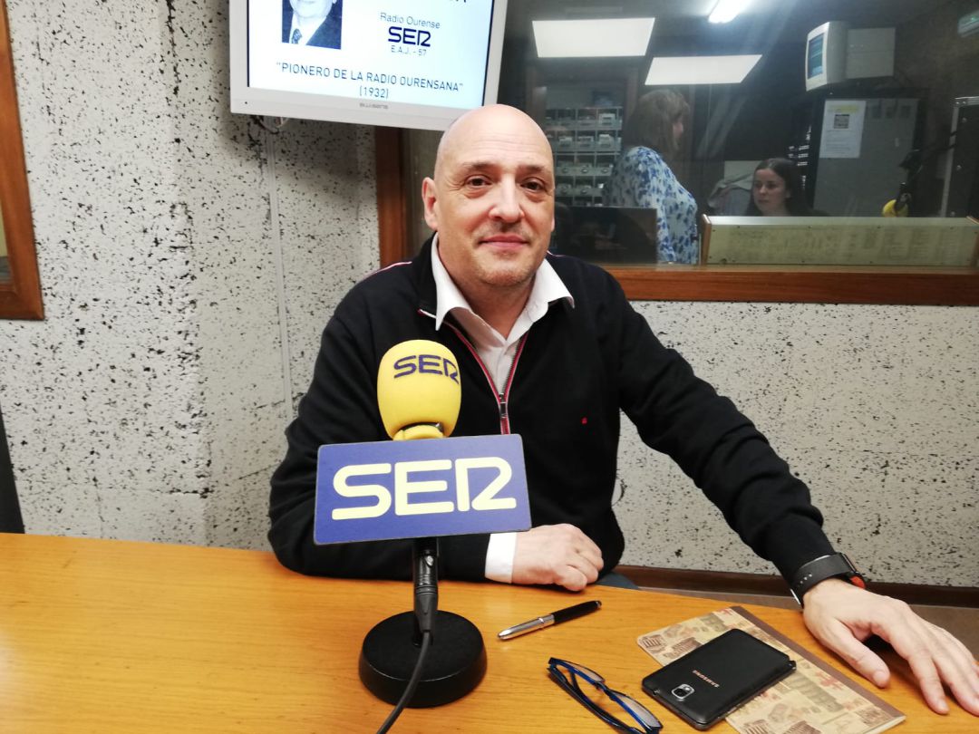 Armando Ojea en el estudio 'Ramón Puga' Armando Ojea en el estudio 'Ramón Puga'