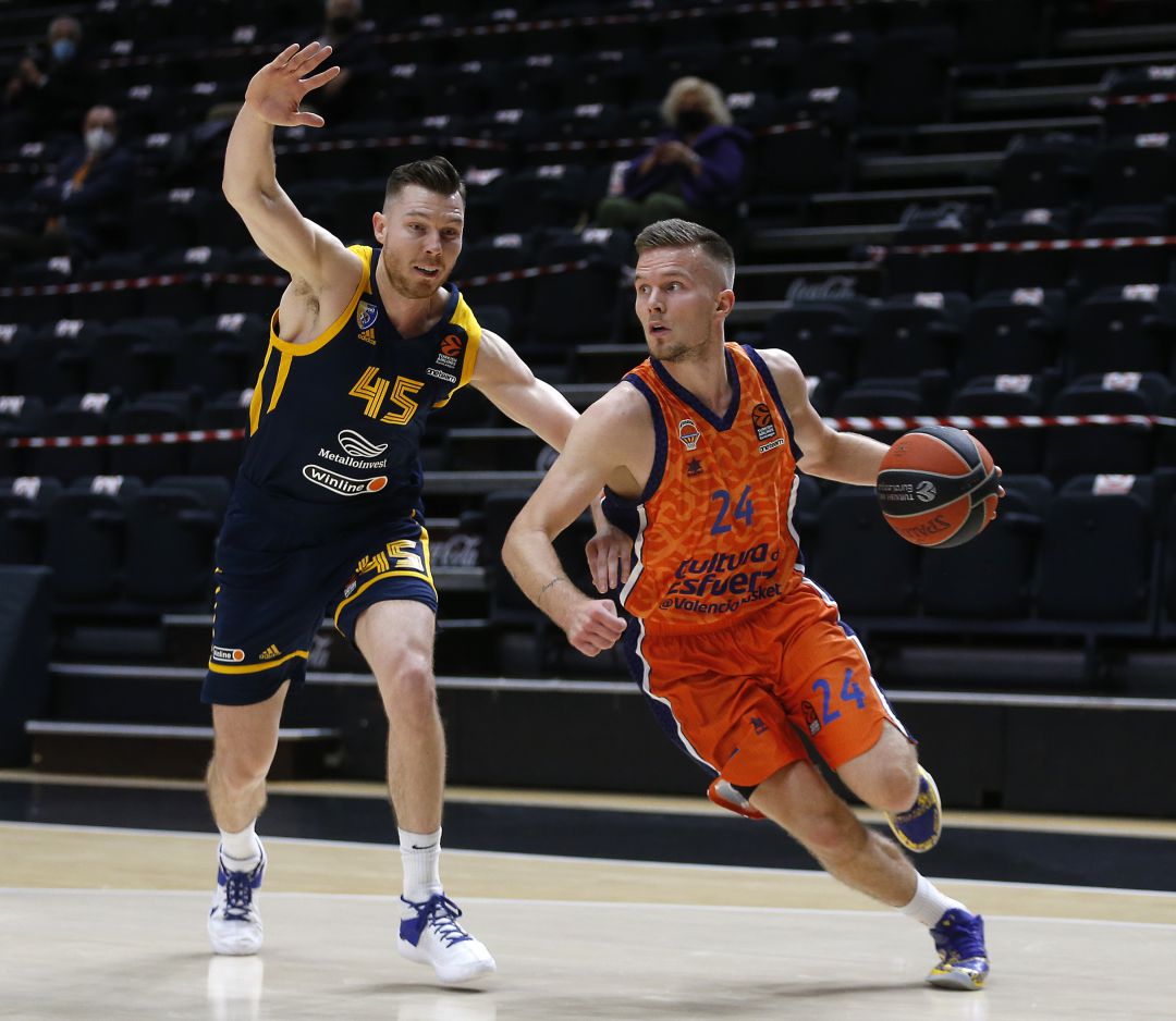 Hermannson, el mejor del partido ante el Khimki. Hermannson, el mejor del partido ante el Khimki.