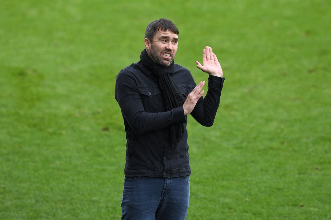 Chacho Coudet en Balaídos en el último partido ante el Alavés Chacho Coudet en Balaídos en el último partido ante el Alavés