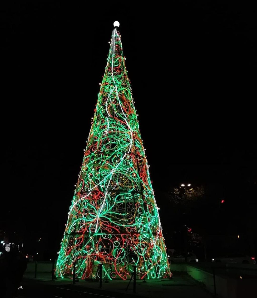 Arbol de navidad Plaza Paraíso de Zaragoza Arbol de navidad Plaza Paraíso de Zaragoza