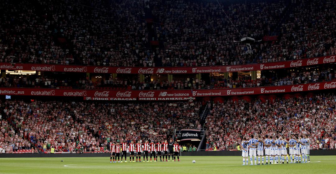 San Mamés, a rebosar antes del inicio de un derbi San Mamés, a rebosar antes del inicio de un derbi