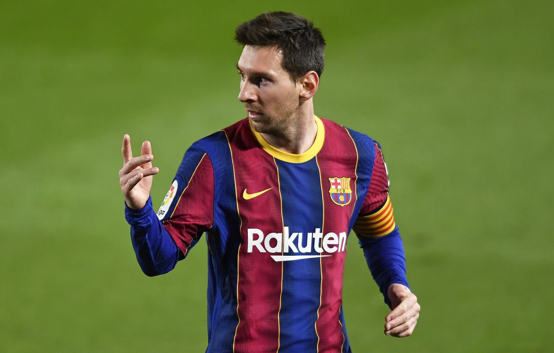 Leo Messi defendiendo la camiseta del FC Barcelona Leo Messi defendiendo la camiseta del FC Barcelona