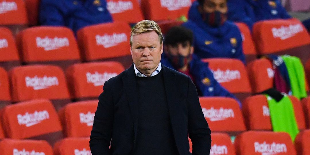 Ronald Koeman, durante un partido de la presente temporada Ronald Koeman, durante un partido de la presente temporada