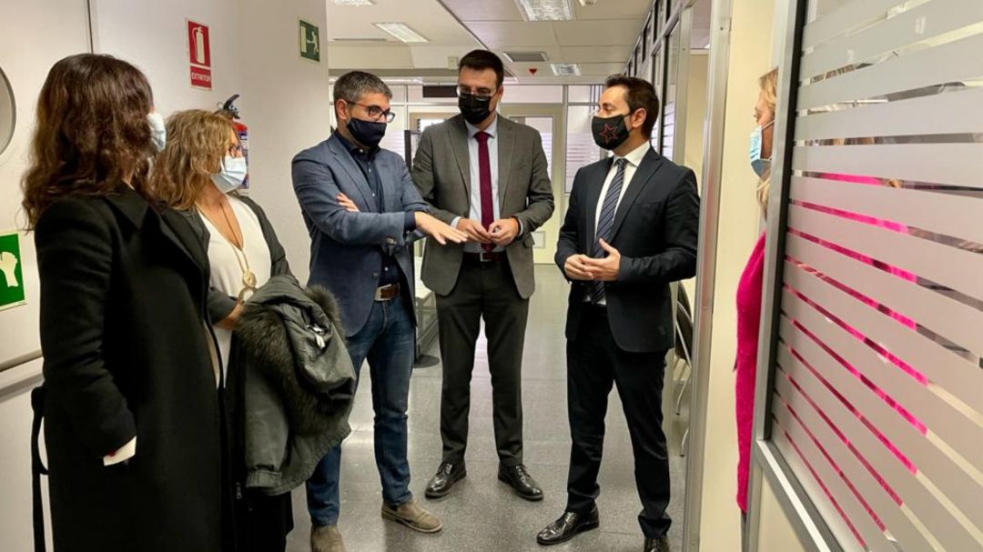 El consejero de Políticas sociales, Familias, Igualdad y Natalidad, Javier Luengo, en su visita a Alcobendas El consejero de Políticas sociales, Familias, Igualdad y Natalidad, Javier Luengo, en su visita a Alcobendas