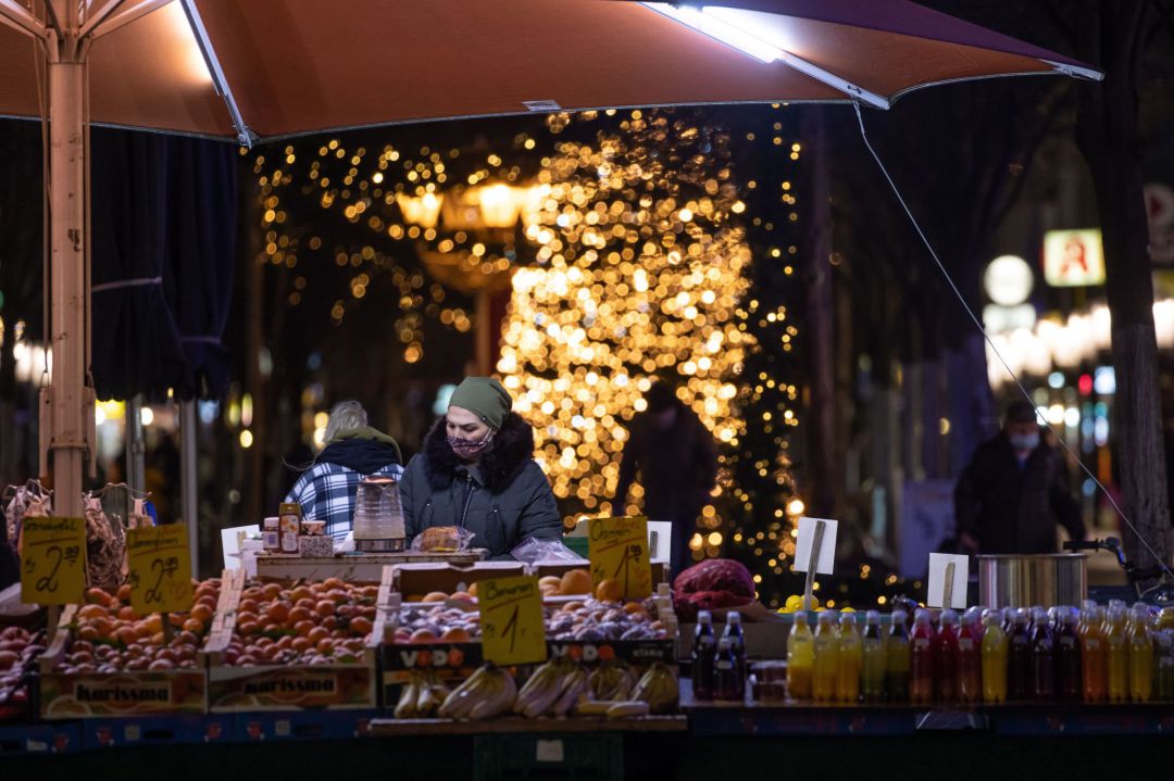 Un mercado en Berlín. Un mercado en Berlín.