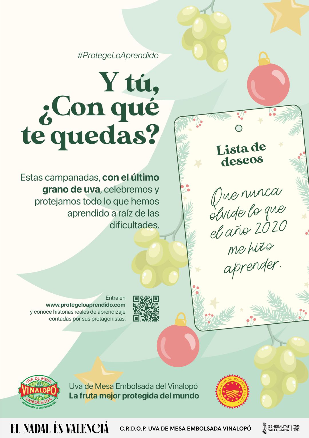 Cartel de promoción de la Uva Embolsada del Vinalopó Cartel de promoción de la Uva Embolsada del Vinalopó