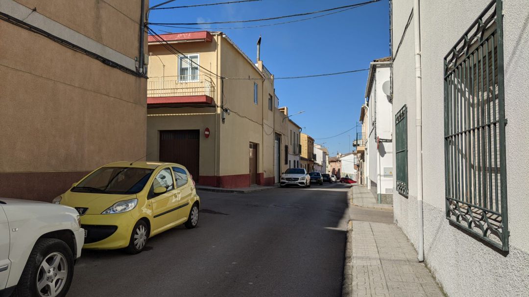 Calle Cristo de la Espina, donde se ha producido el incendio Calle Cristo de la Espina, donde se ha producido el incendio