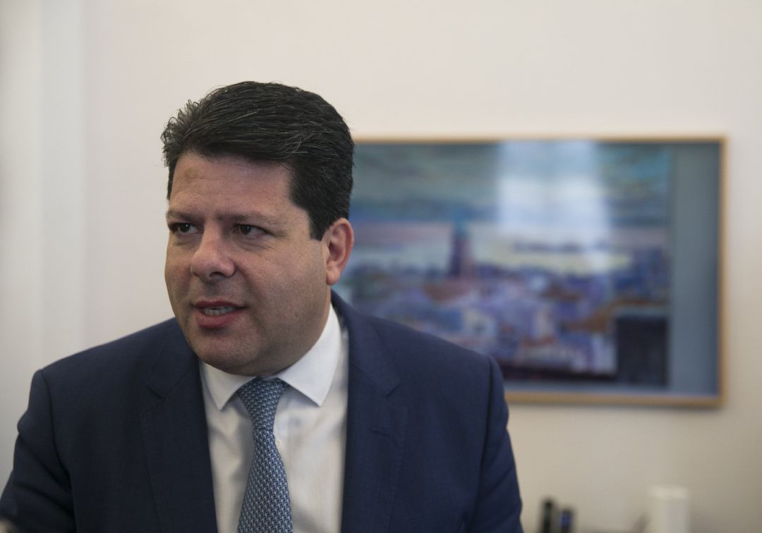 El ministro principal de Gibraltar, Fabian Picardo. El ministro principal de Gibraltar, Fabian Picardo.