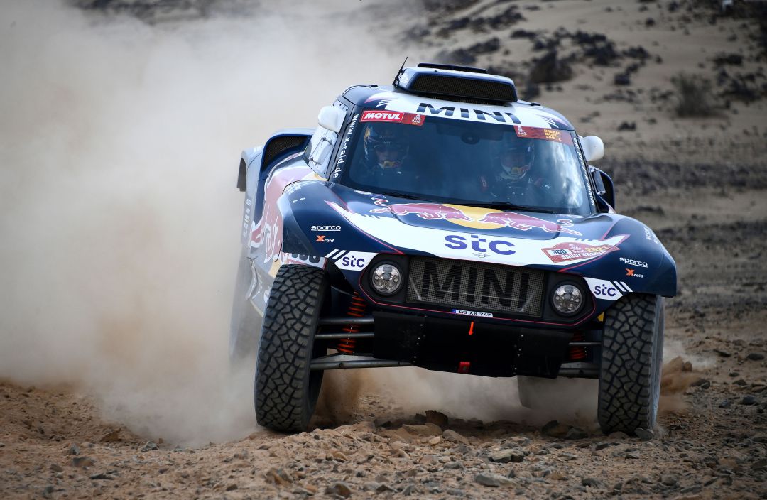 Carlos Sainz, en un momento de la etapa de este domingo Carlos Sainz, en un momento de la etapa de este domingo