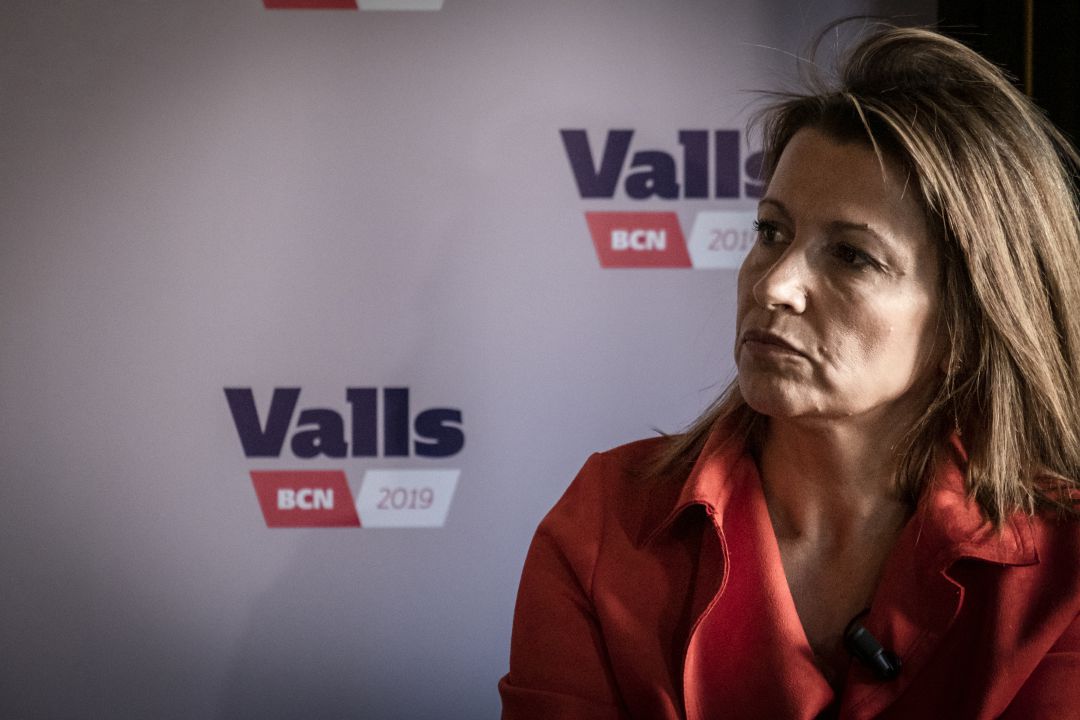 Eva Parera, durante la presentación de las listas de Barcelona pel Canvi en las elecciones de 2019 Eva Parera, durante la presentación de las listas de Barcelona pel Canvi en las elecciones de 2019