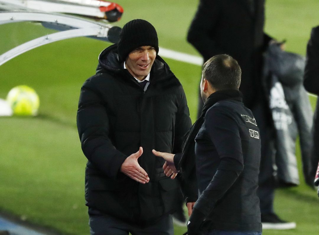 Coudet saluda a Zidane Coudet saluda a Zidane