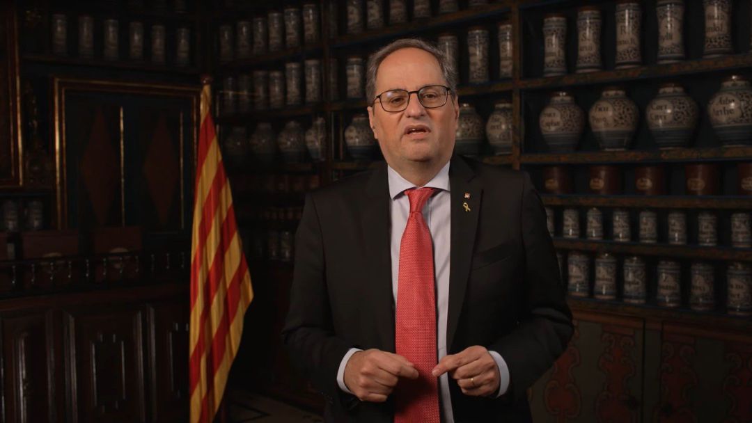 El expresidente de la Generalitat Quim Torra. El expresidente de la Generalitat Quim Torra.