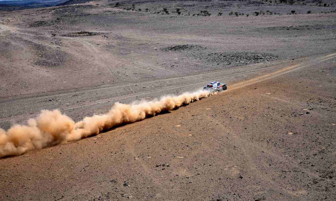 Carlos Sainz, en el Rally Dakar. Carlos Sainz, en el Rally Dakar.