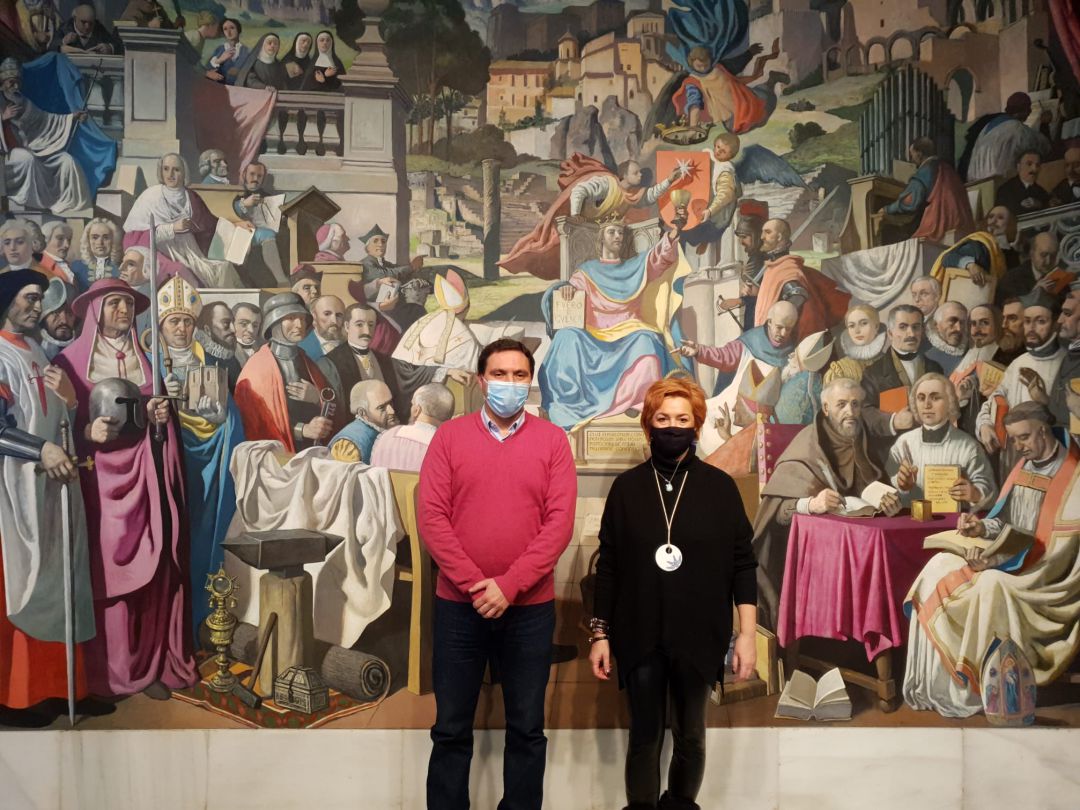 Álvaro Martínez Chana y Charo Sevillano Álvaro Martínez Chana y Charo Sevillano