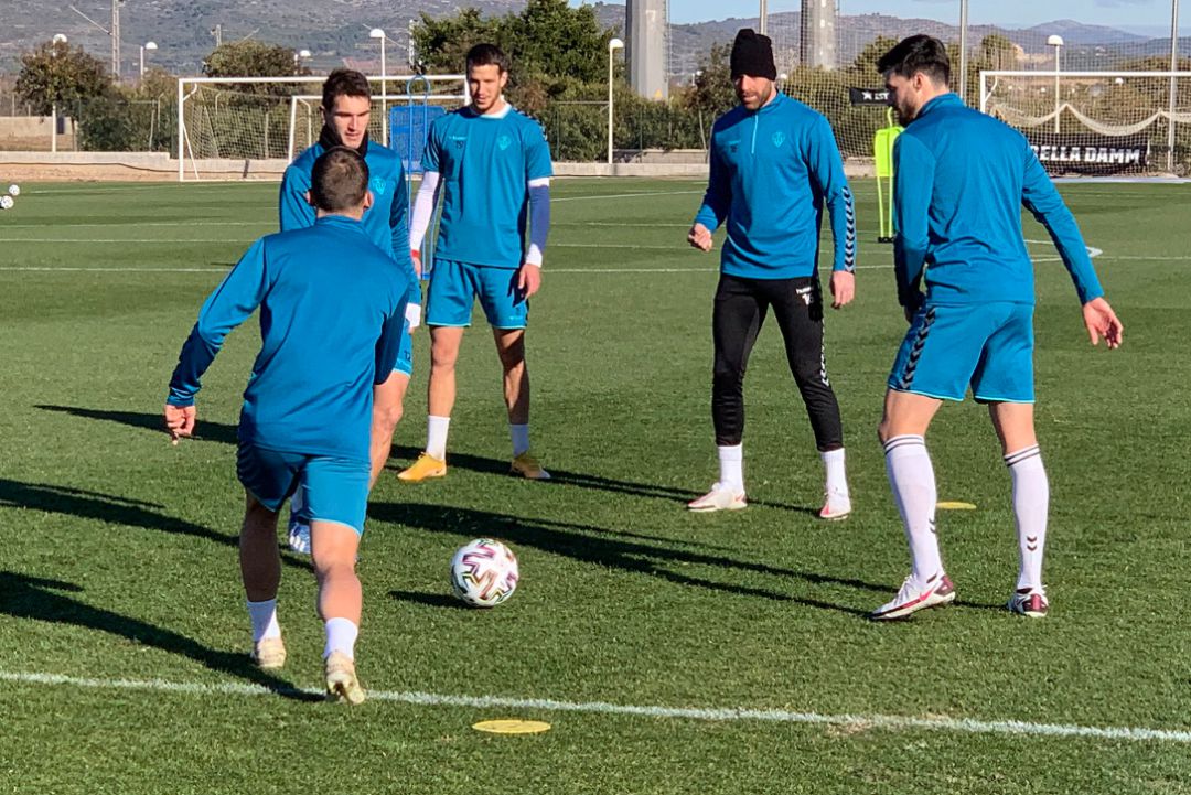 Imagen de un entrenamiento del Castellón Imagen de un entrenamiento del Castellón