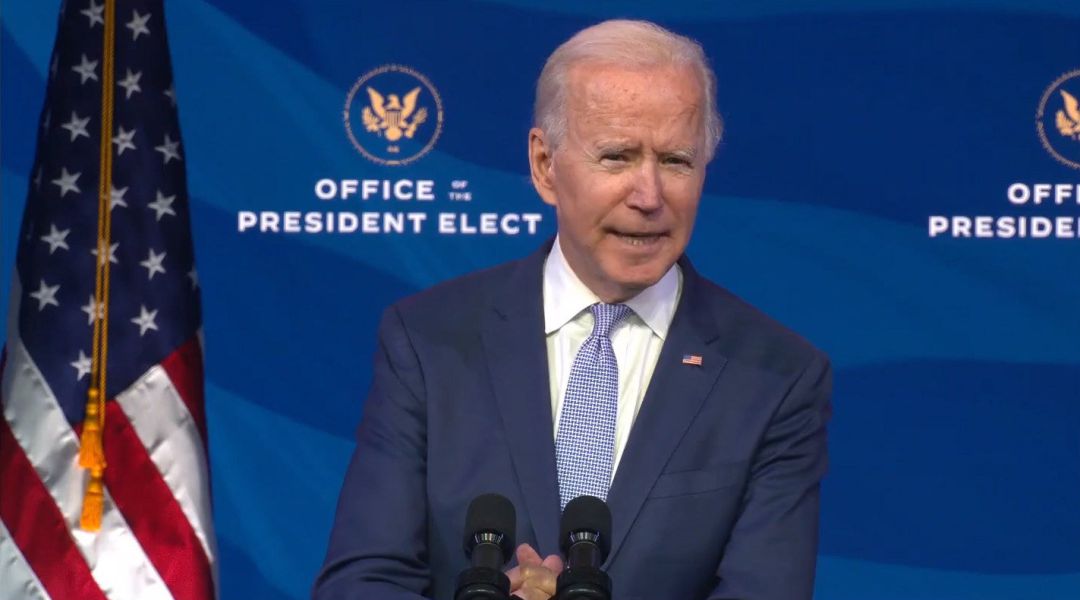 Fotograma de Joe Biden, durante el mensaje en el que se ha dirigido a la nación tras el asalto al Capitolio de Washington. Fotograma de Joe Biden, durante el mensaje en el que se ha dirigido a la nación tras el asalto al Capitolio de Washington.