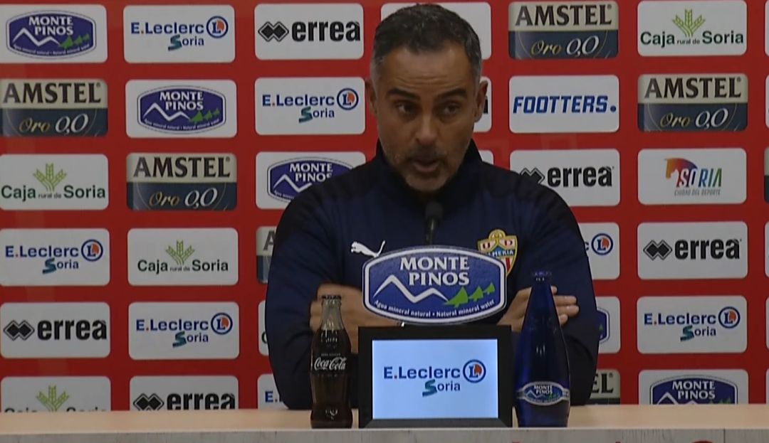 José Gomes en la sala de prensa de Los Pajaritos. José Gomes en la sala de prensa de Los Pajaritos.