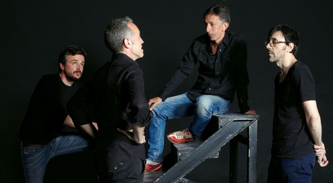 Jordi Buxó, Miguel del Arco, Aitor Tejada e Israel Elejalde, directores del Teatro Kamikaze. Jordi Buxó, Miguel del Arco, Aitor Tejada e Israel Elejalde, directores del Teatro Kamikaze.
