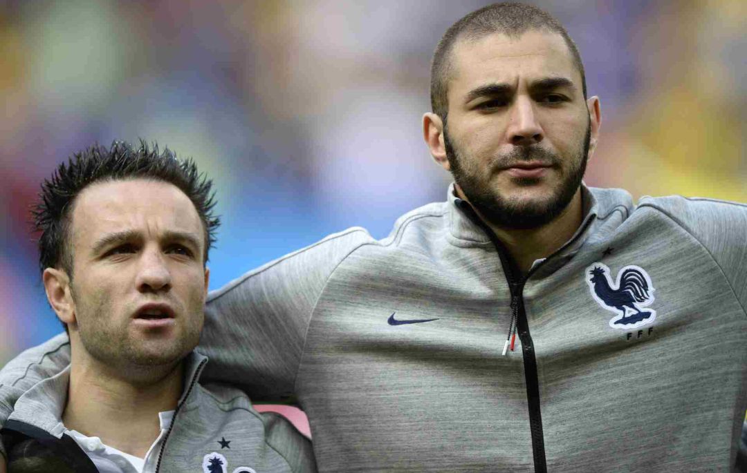Valbuena y Benzema, en un partido de la selección francesa. Valbuena y Benzema, en un partido de la selección francesa.