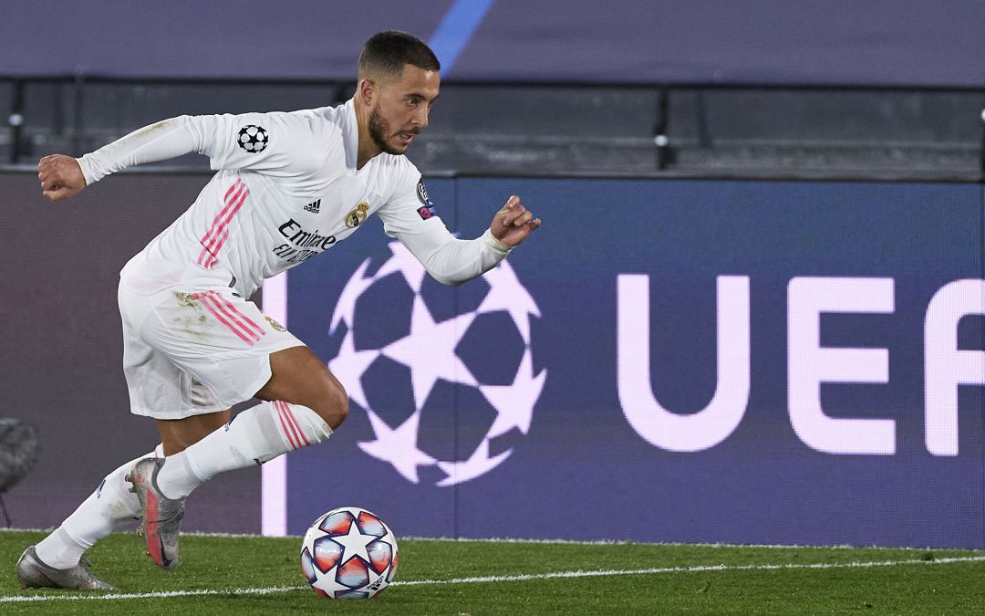 Eden Hazard, en un partido del Real Madrid. Eden Hazard, en un partido del Real Madrid.