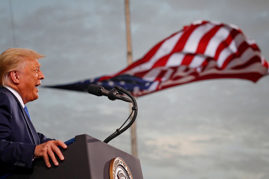 Fotografía del presidente saliente de los Estados Unidos, Donald Trump. Fotografía del presidente saliente de los Estados Unidos, Donald Trump.