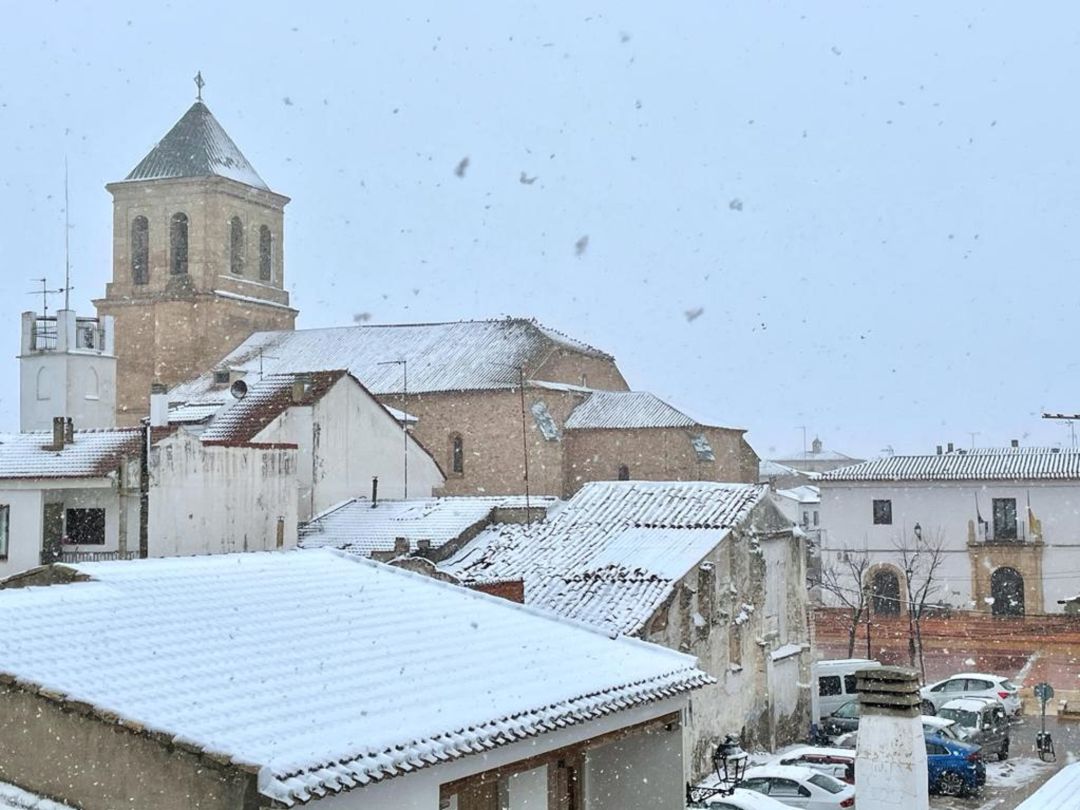 Nieve en Las Pedroñeras Nieve en Las Pedroñeras